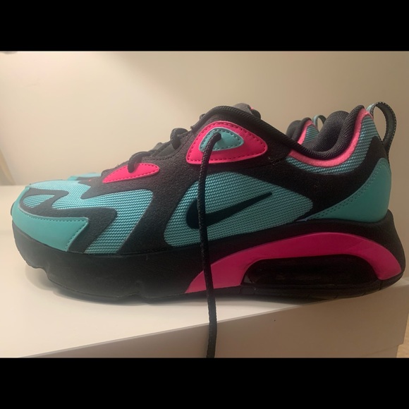 air max 200 teal and pink